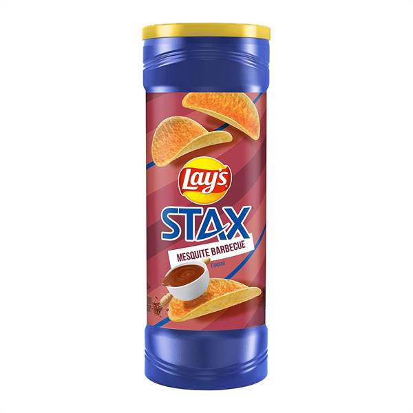 Lays Stax- MESQUITE BBQ Imported